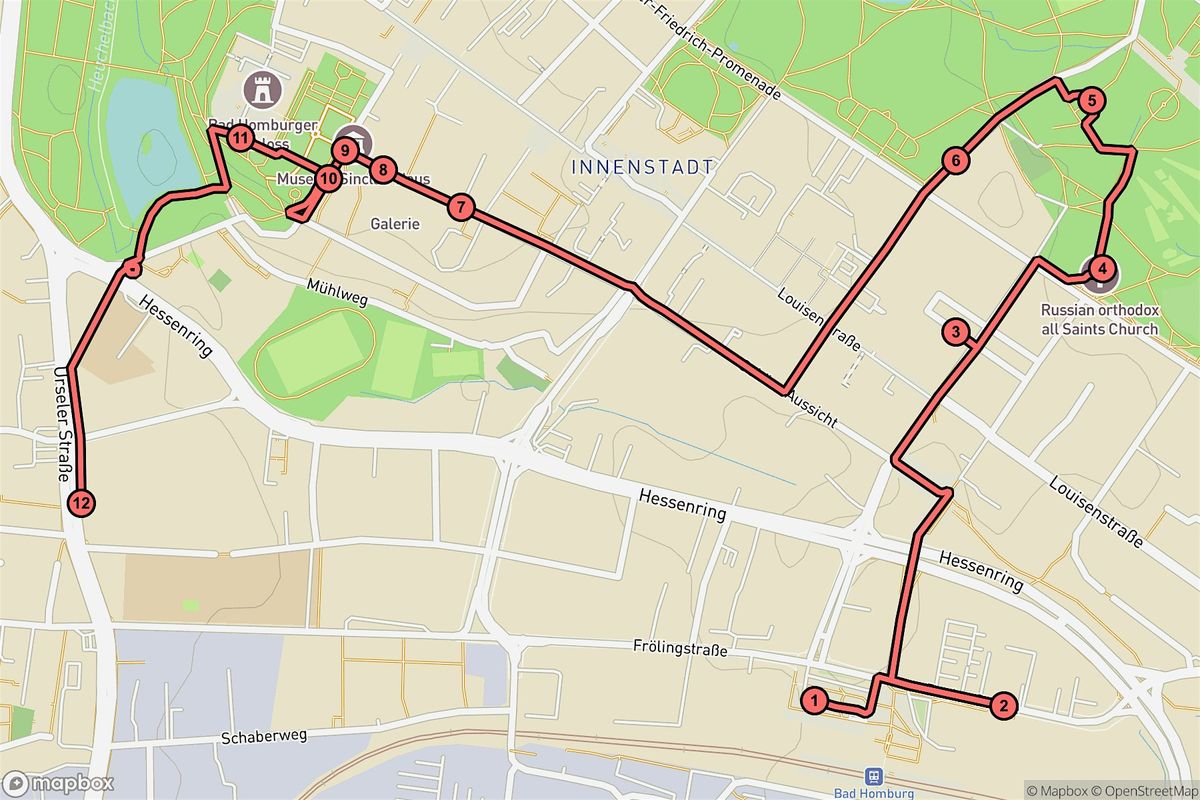 Bad Homburg vor der H\u00f6he Audio Tour: Palaces, Chapels & Hidden Passages