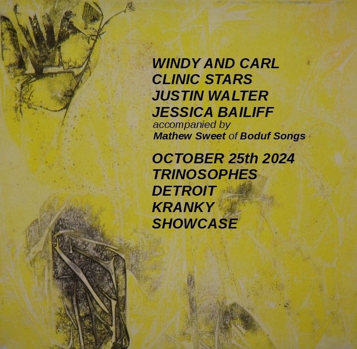 kranky showcase detroit with windy and carl, clinic stars, justin walter, and jessica bailiff 