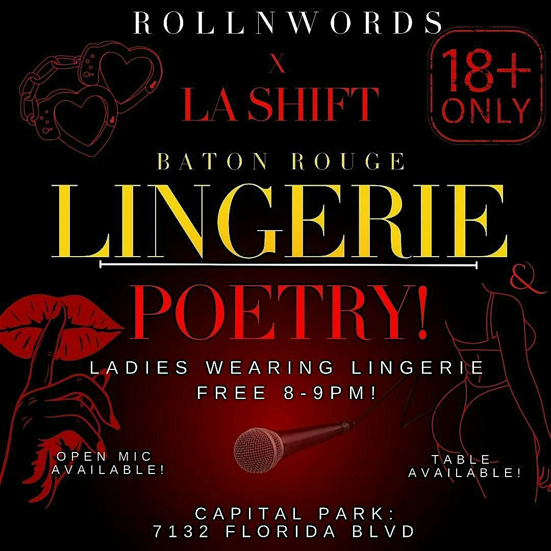 LINGERIE & POETRY: BATON ROUGE!
