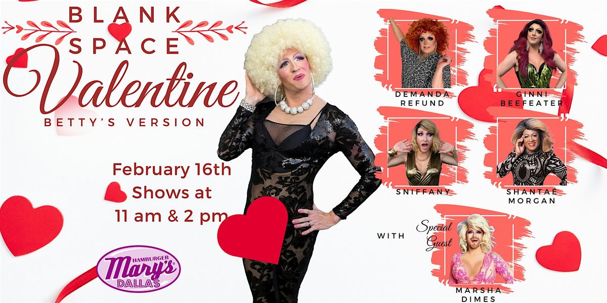 Blank Space Valentine Drag Brunch