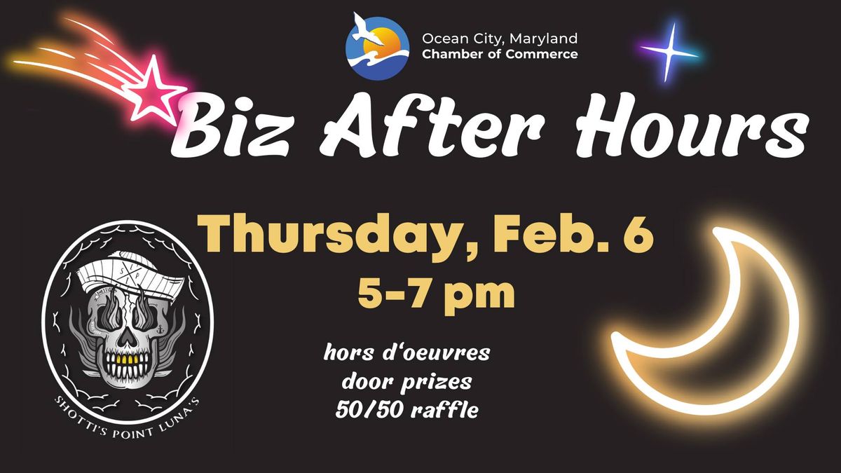 February 2025 Business After Hours- Shotti's Point Lunas