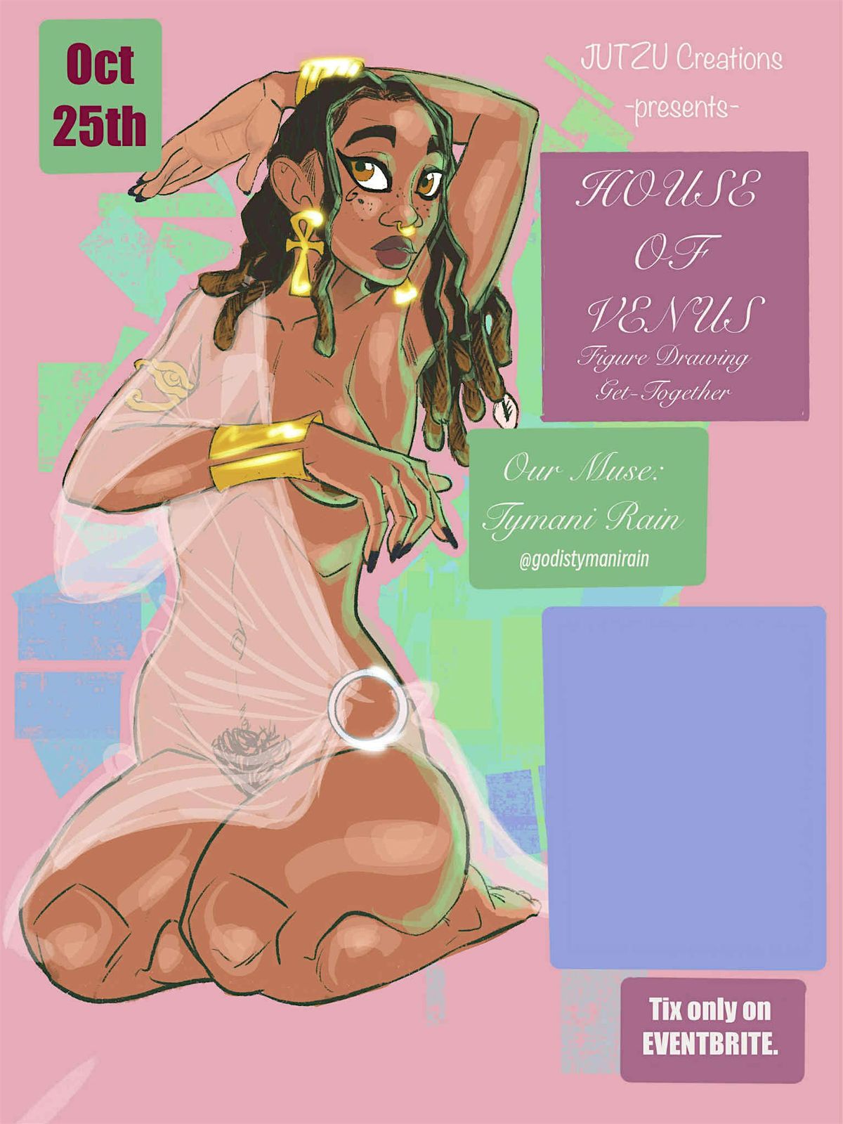 JUTZU Creations Presents: HOUSE OF VENUS Live Figure Drawing