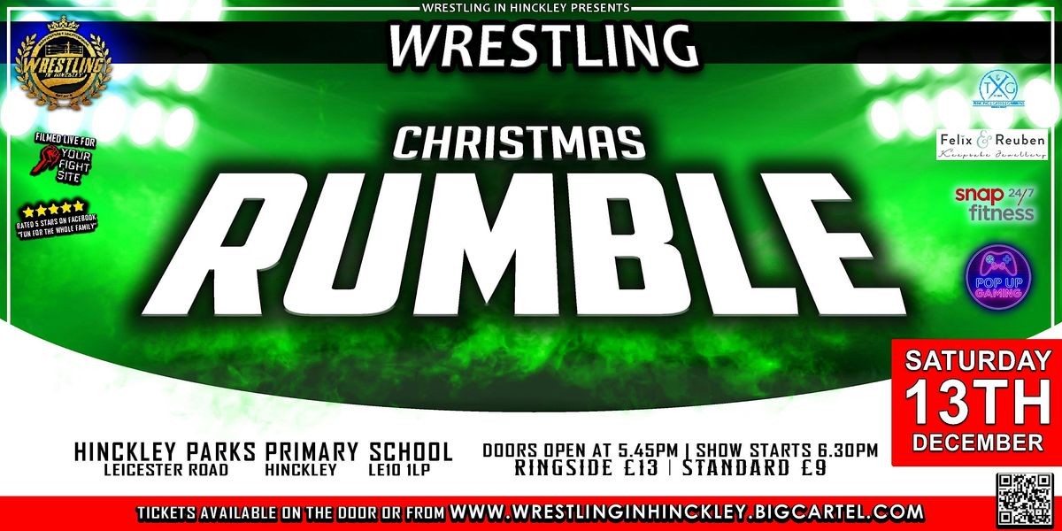 LIVE WRESTLING IN HINCKLEY (13\/12\/25)