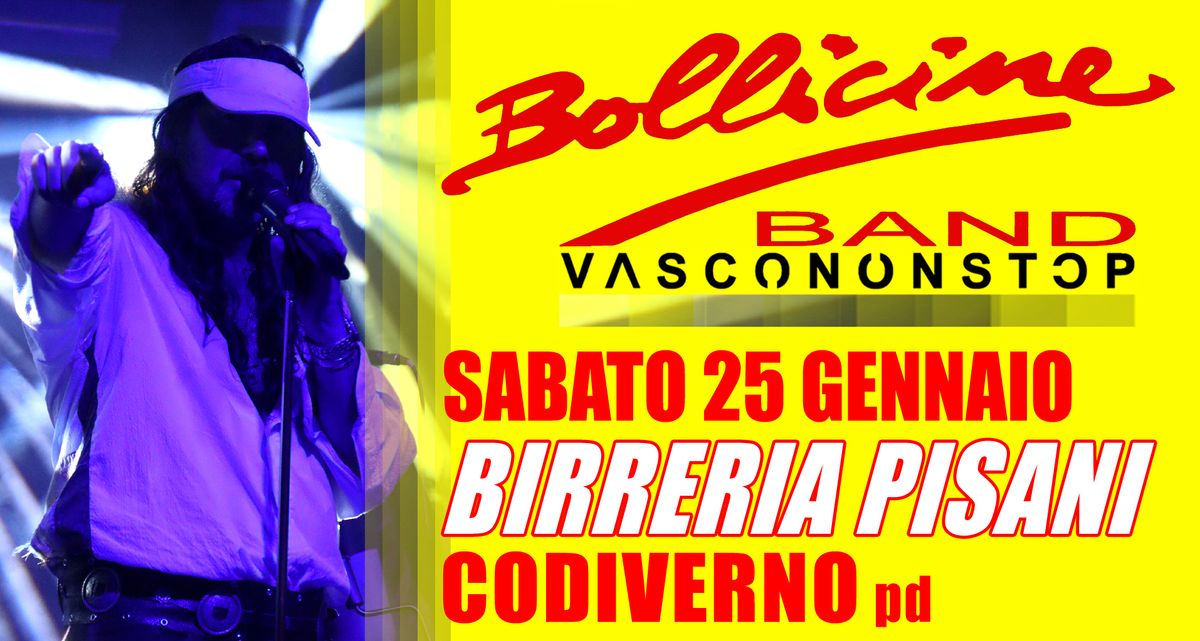 BoLLicine Band live #BirreriaPisani Codiverno di Vigonza PD, sabato 25 gennaio 2025