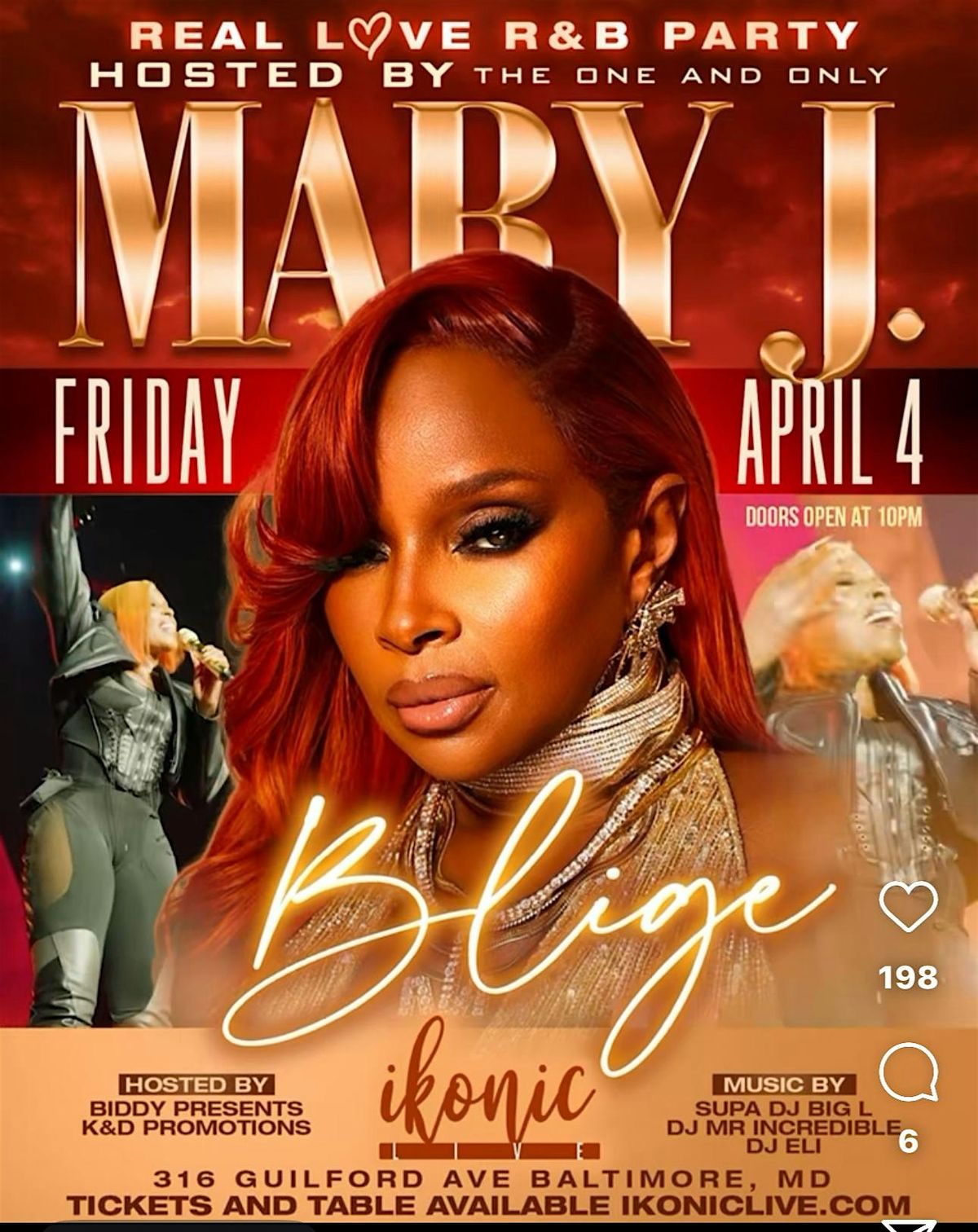 Biddy Presents : Real Love RnB Event Hosted by Mary J Blige