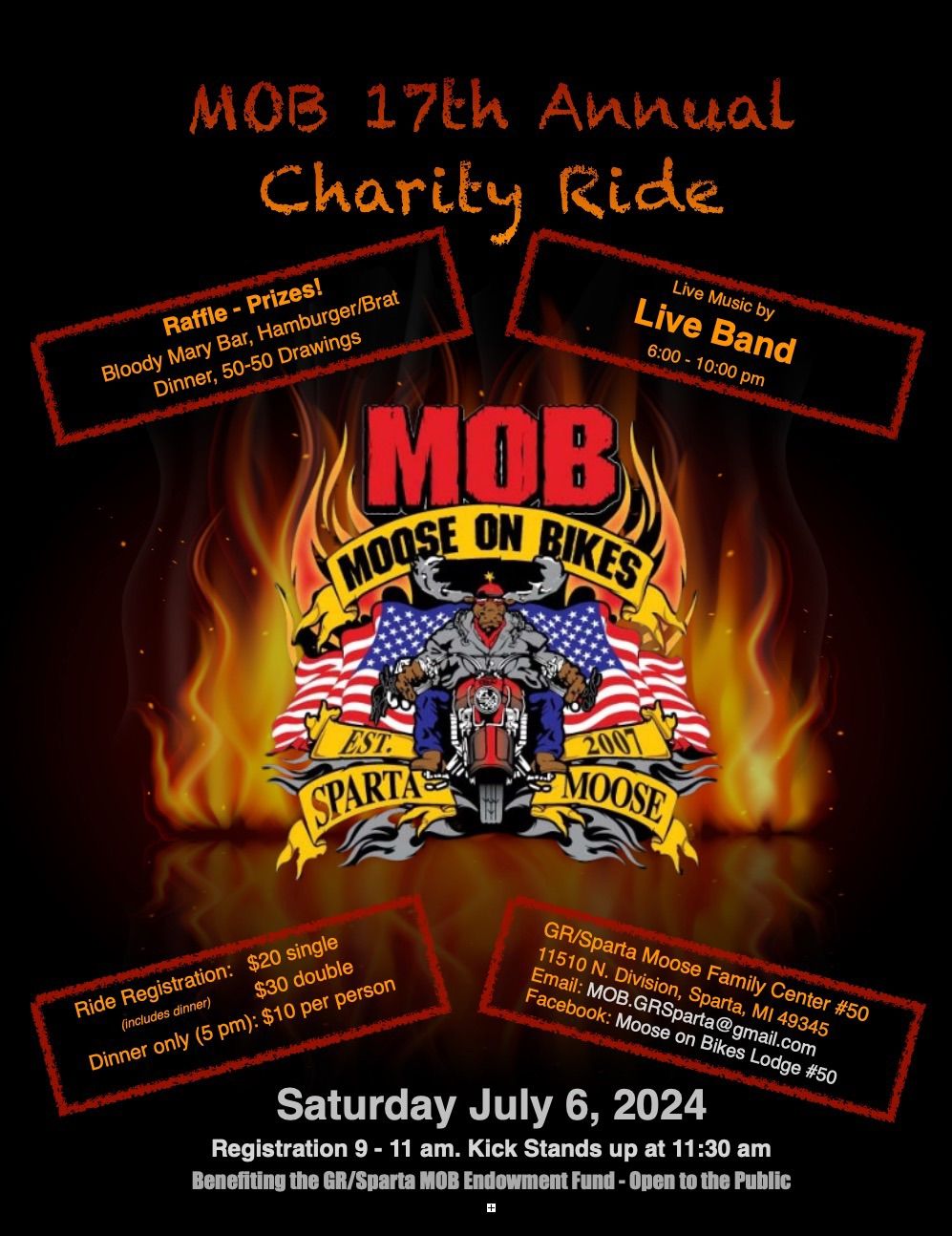 18 Annual MOB Charity Ride