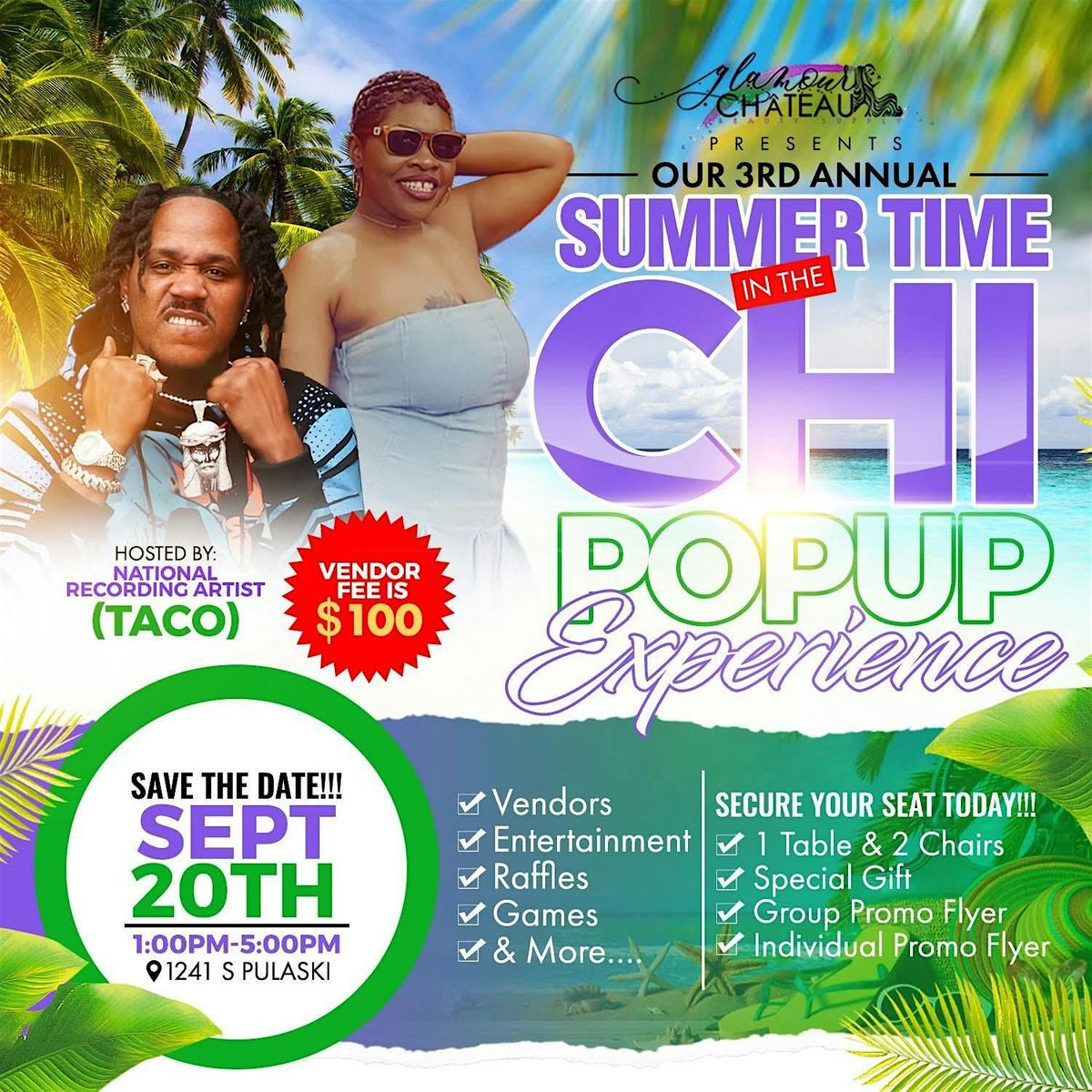 3rd Annual Summertime in the Chi Popup Experience
