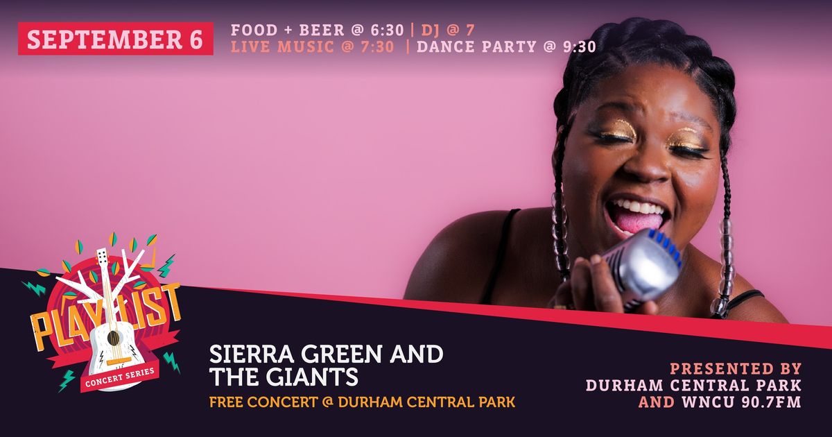PLAYlist Presents: Sierra Green and the Giants