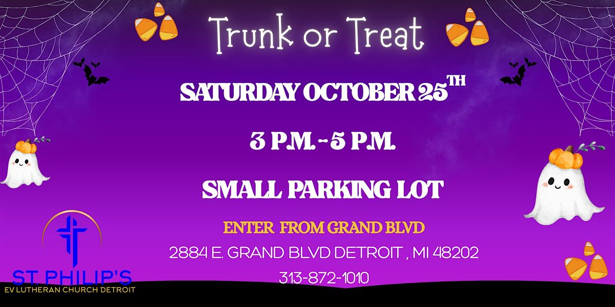 Trunk or Treat - St. Philip's Church Detroit