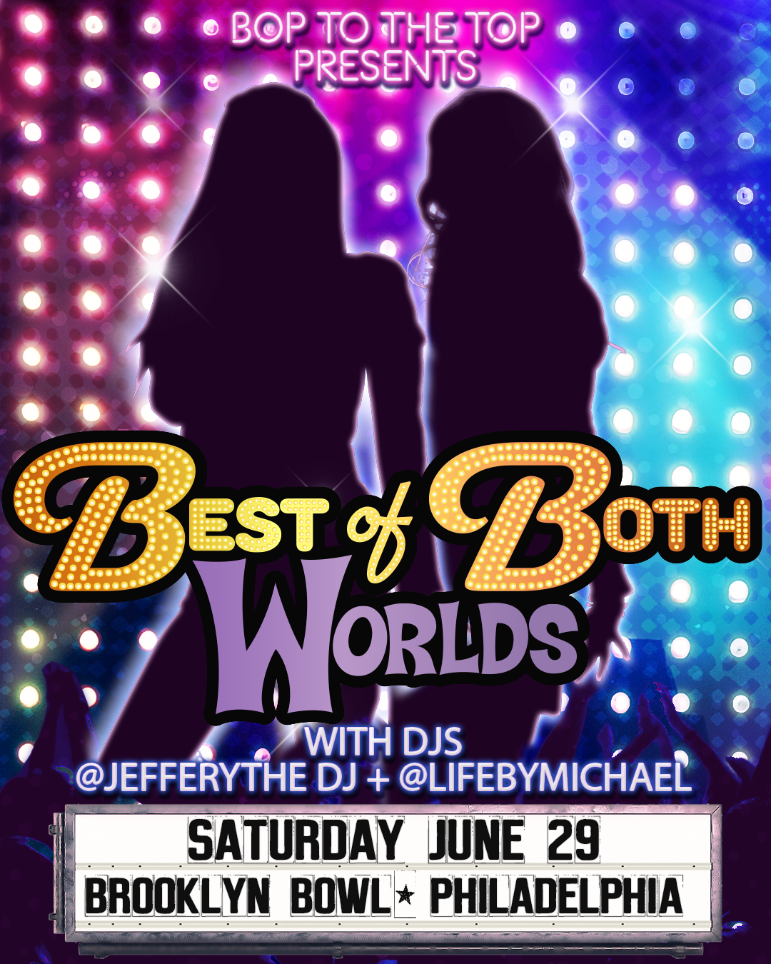 Best of Both Worlds - Hannah Montana Night at Brooklyn Bowl Philadelphia