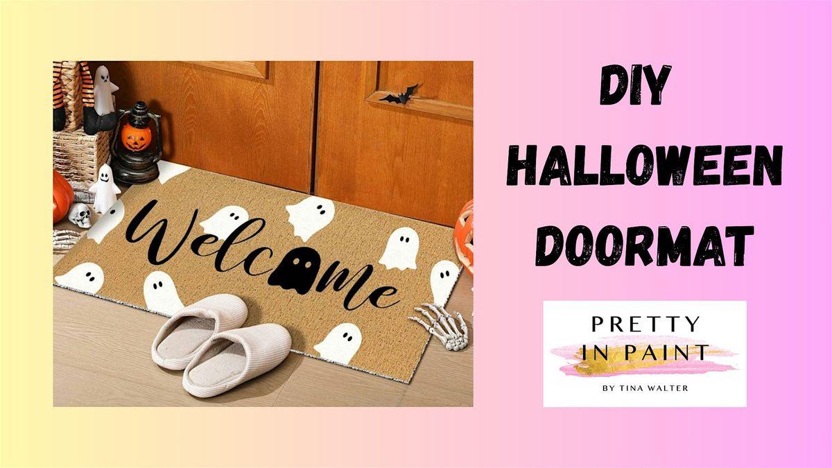 DIY Halloween Doormat