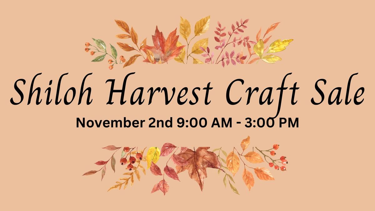 Shiloh Harvest Craft Sale