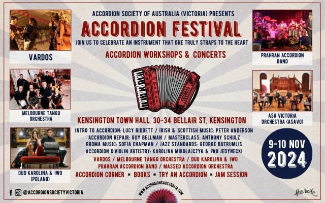 2024 Accordion Festival presented by the Accordion Society of Australia (Victoria)