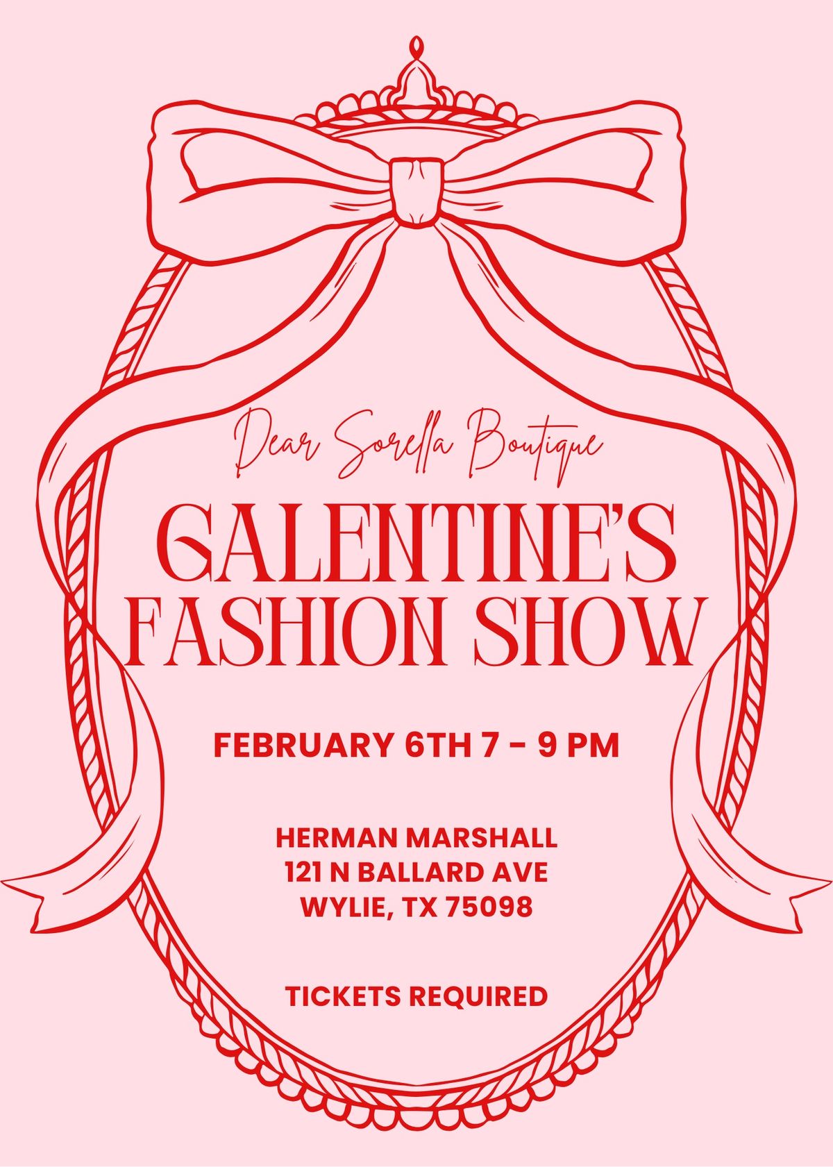 DSB Galentines Fashion Show \ud83d\udc8c\u2763\ufe0f\ud83e\udd42