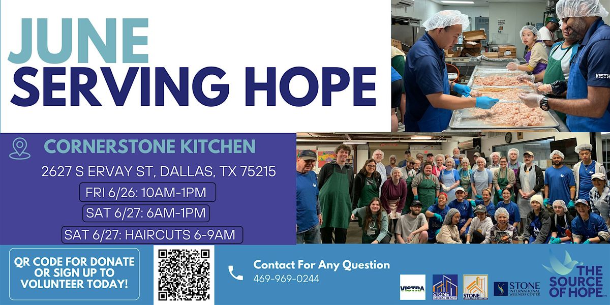 June Volunteer Serving Hope