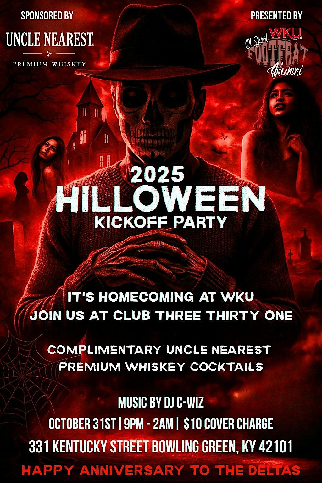 Western Kentucky Homecoming HILLOWEEN Kick Off Party 2025