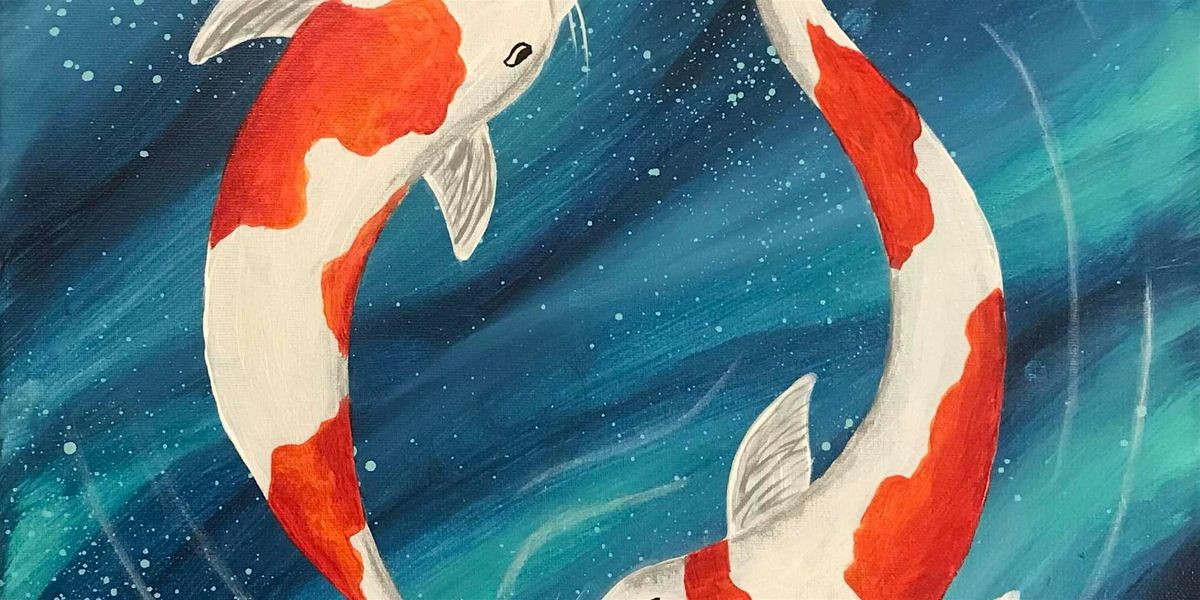 Koi Serenity - Paint and Sip by Classpop!\u2122