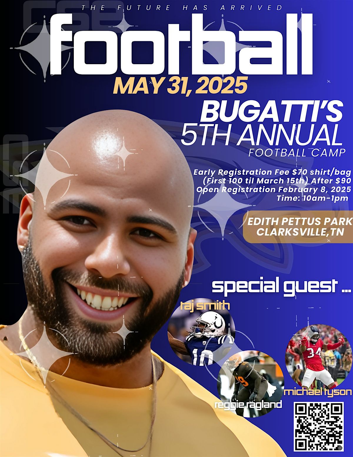 CSE Presents Bugatti's 5th Annual Football Camp