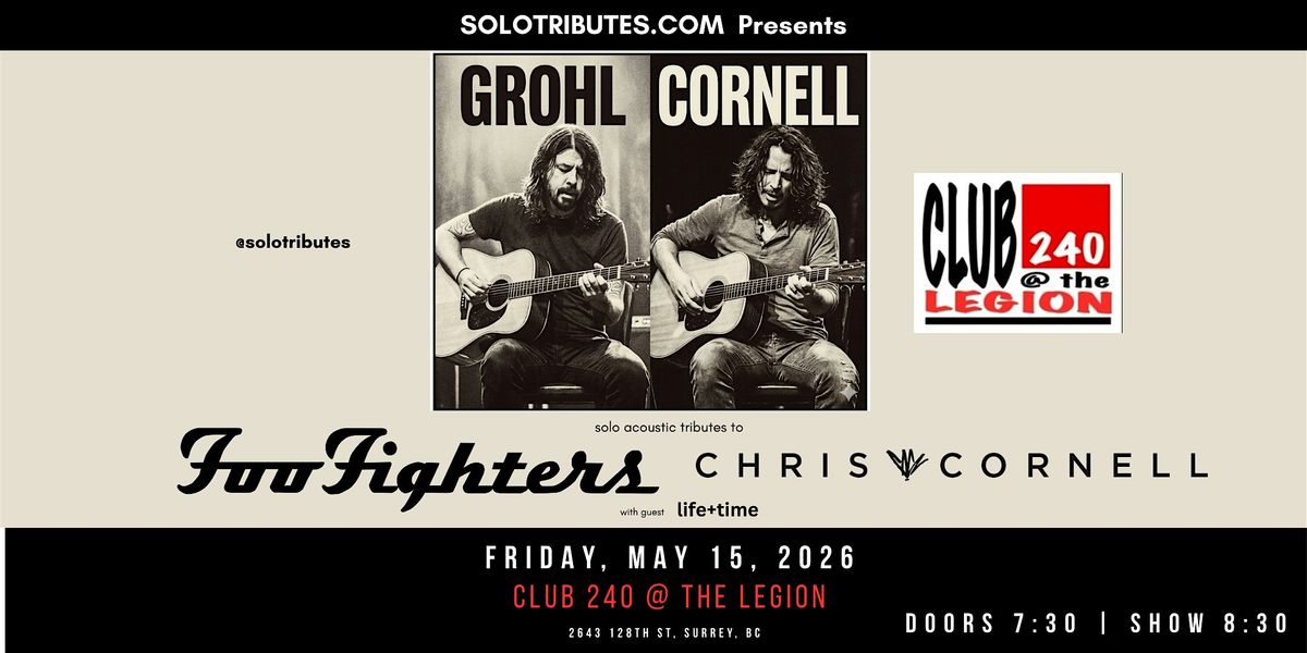 Foo Fighters \/ Chris Cornell Solo Acoustic Tributes at Club 240