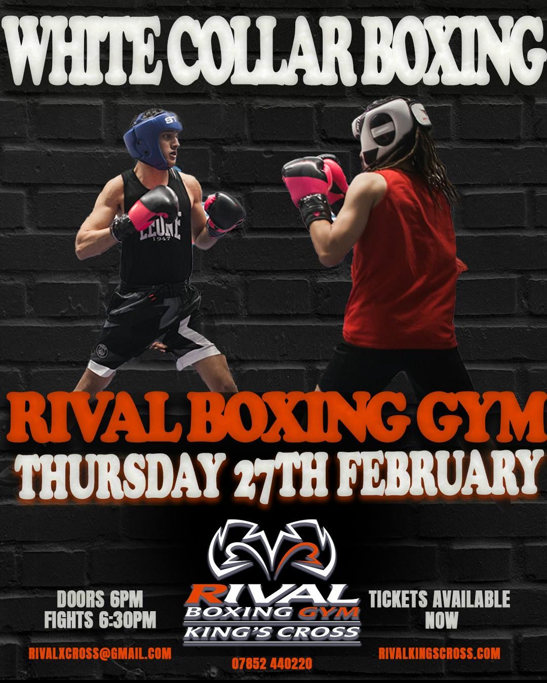 Rival Gym Kings Cross White Collar Boxing\ufeff \ufeff