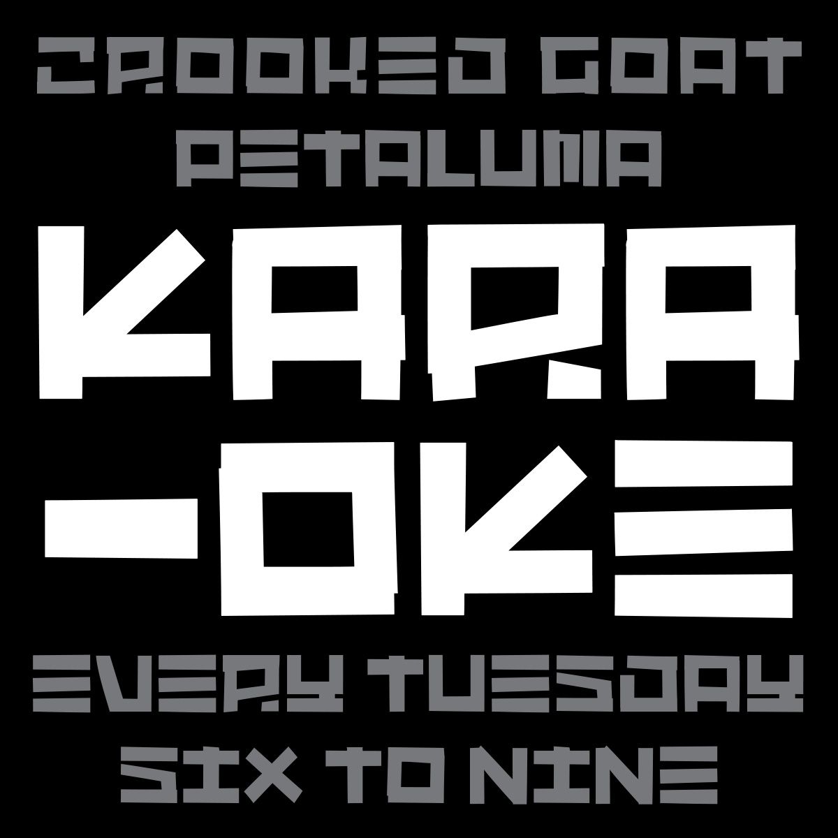 Karaoke Nights at Crooked Goat Petaluma