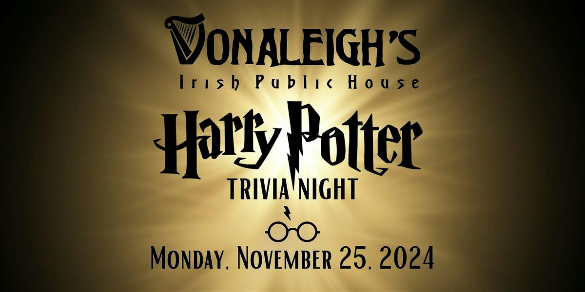 Harry Potter Trivia Night!