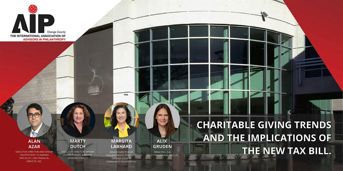 Charitable Giving Trends and the Implications of the New Tax Bill