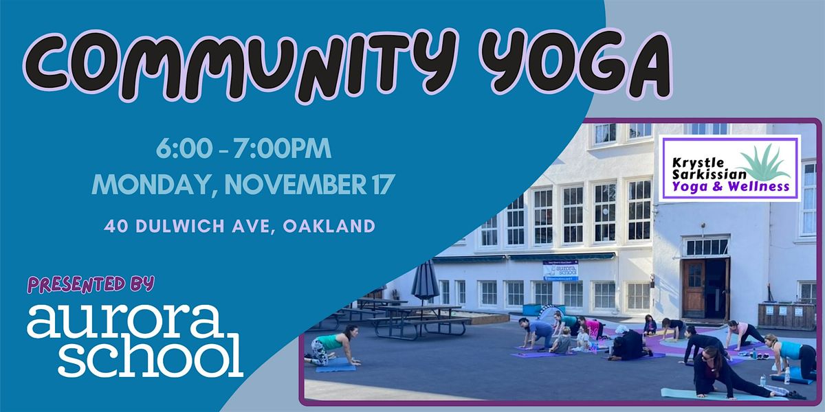 Community Yoga at Aurora (11\/17)