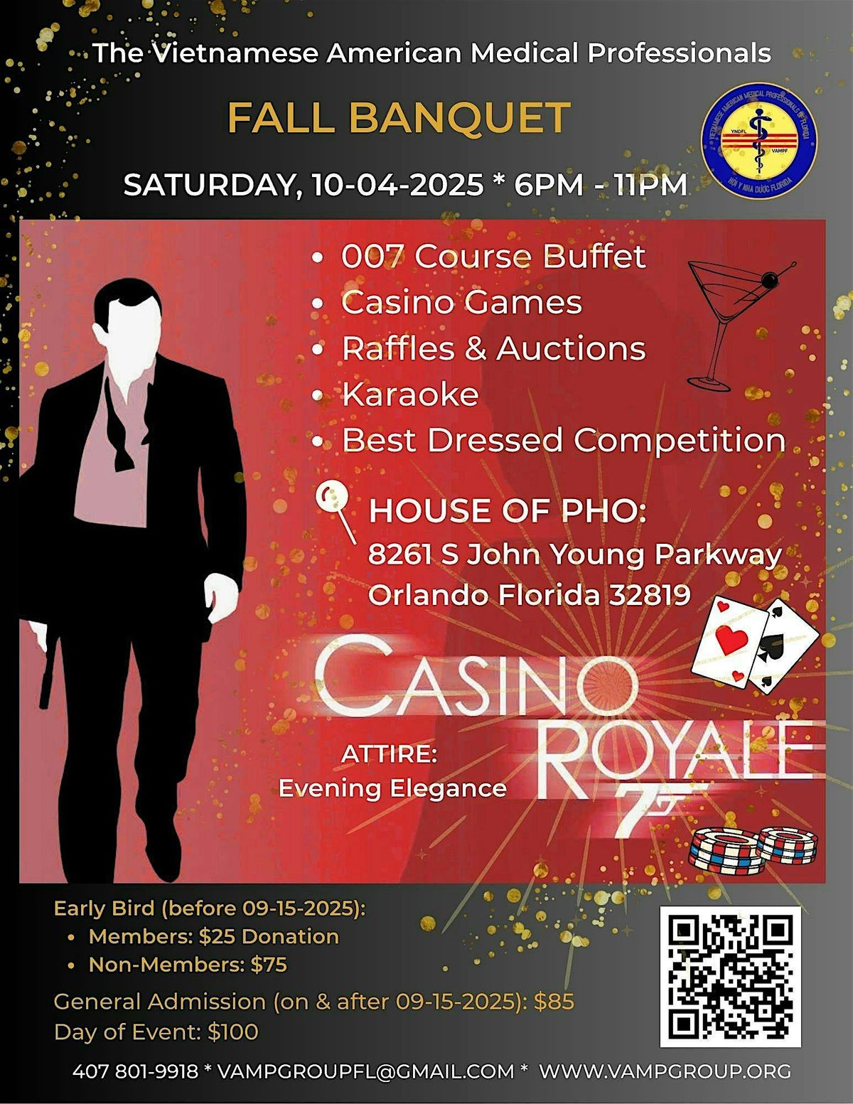 Fall Gala -James Bond Casino Royale Theme