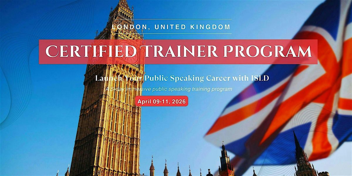 Certified Trainer Program - London 2026