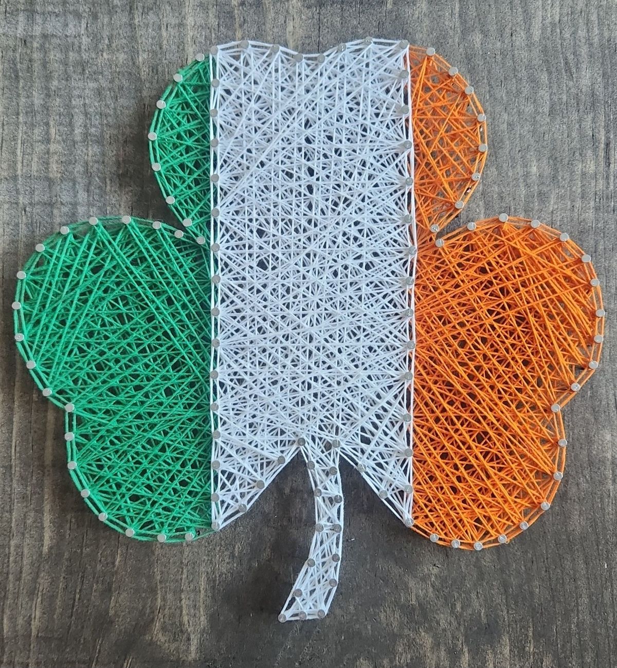 St. Patrick's Day Themed String Art