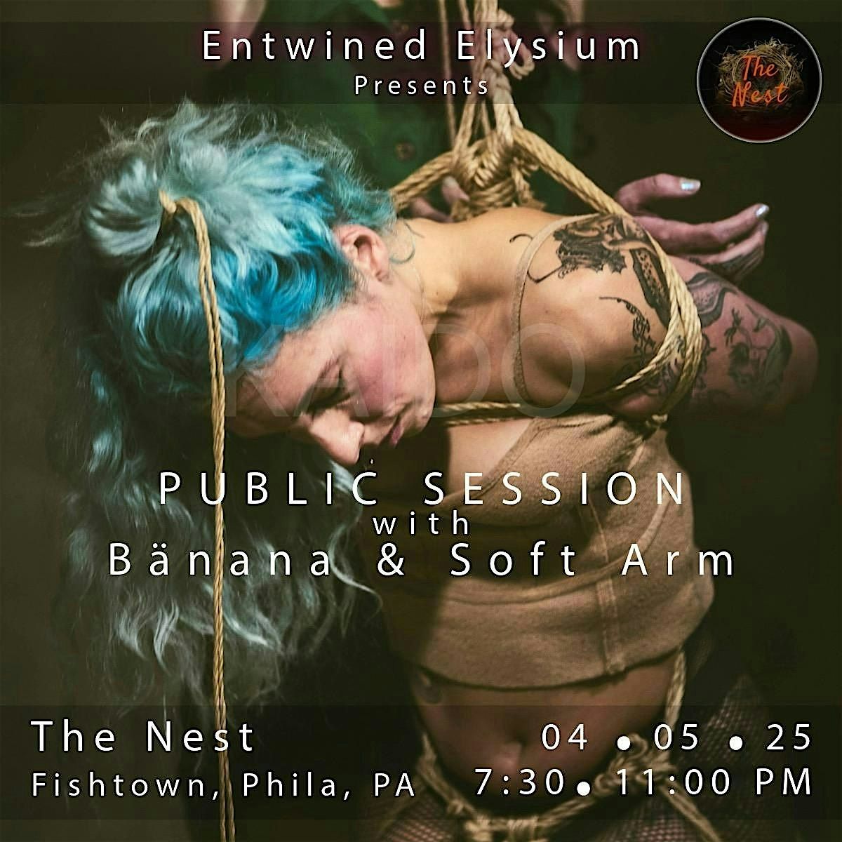 April 5: Live Shibari Performance - Entwined Elysium: PUBLIC SESSION