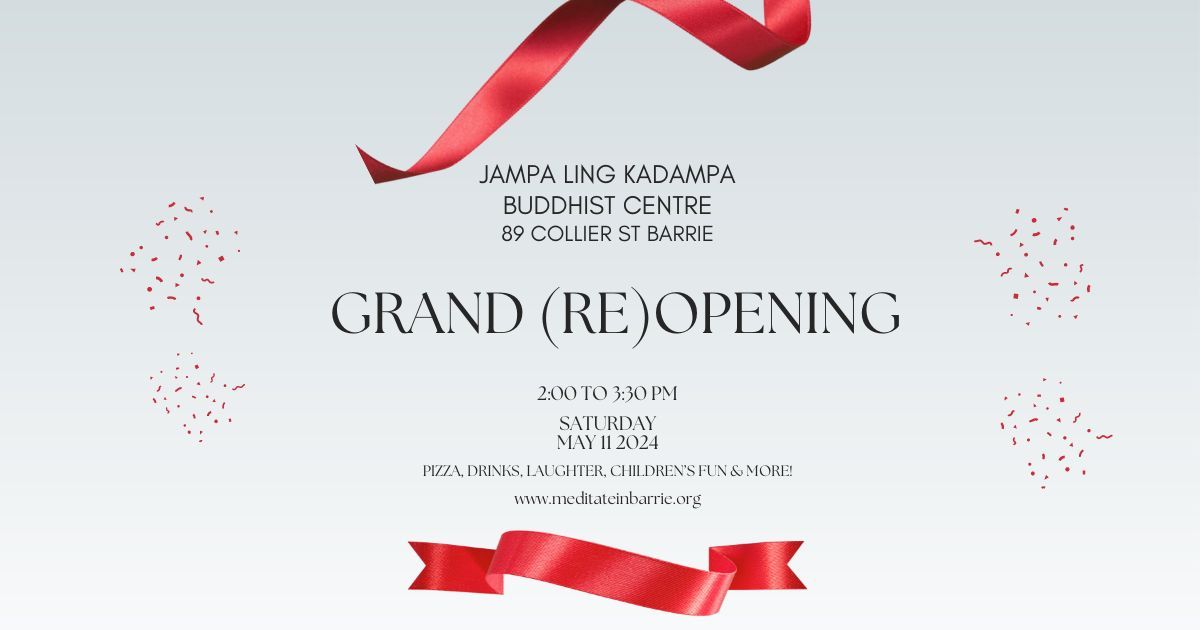 Jampa Ling Grand (Re)Opening