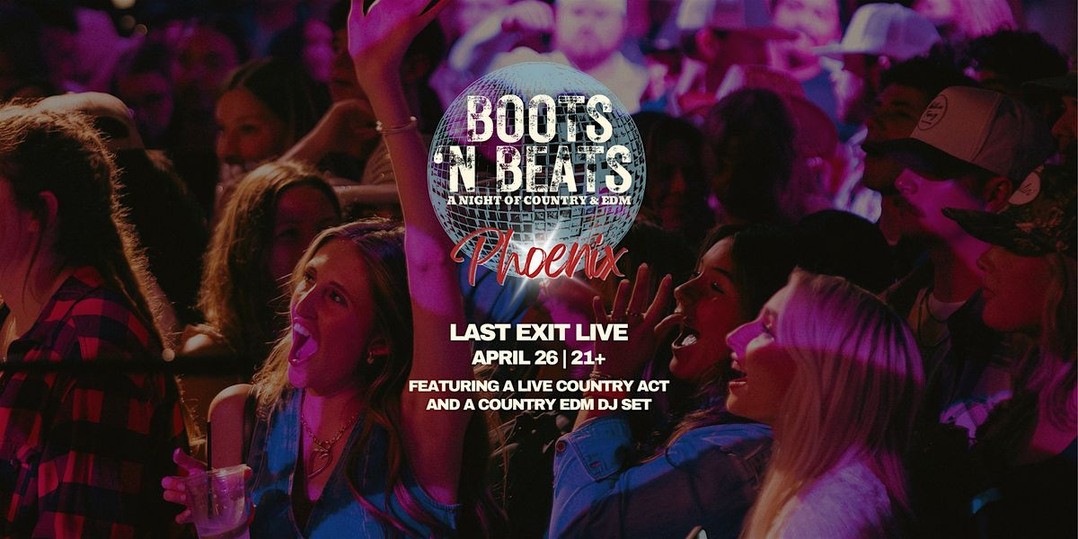 BOOTS 'N BEATS - A Night Of Country & EDM