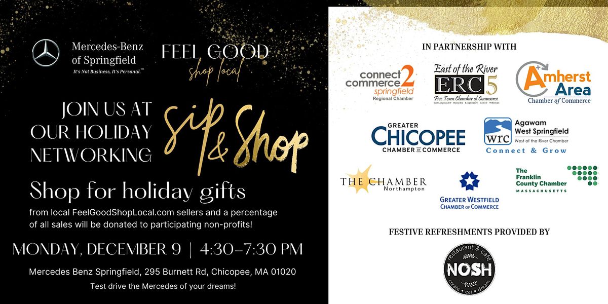 2024 Holiday Networking Sip & Shop ...and Test Drives