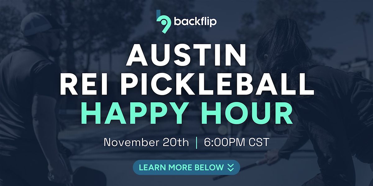 Austin REI Pickleball Happy Hour