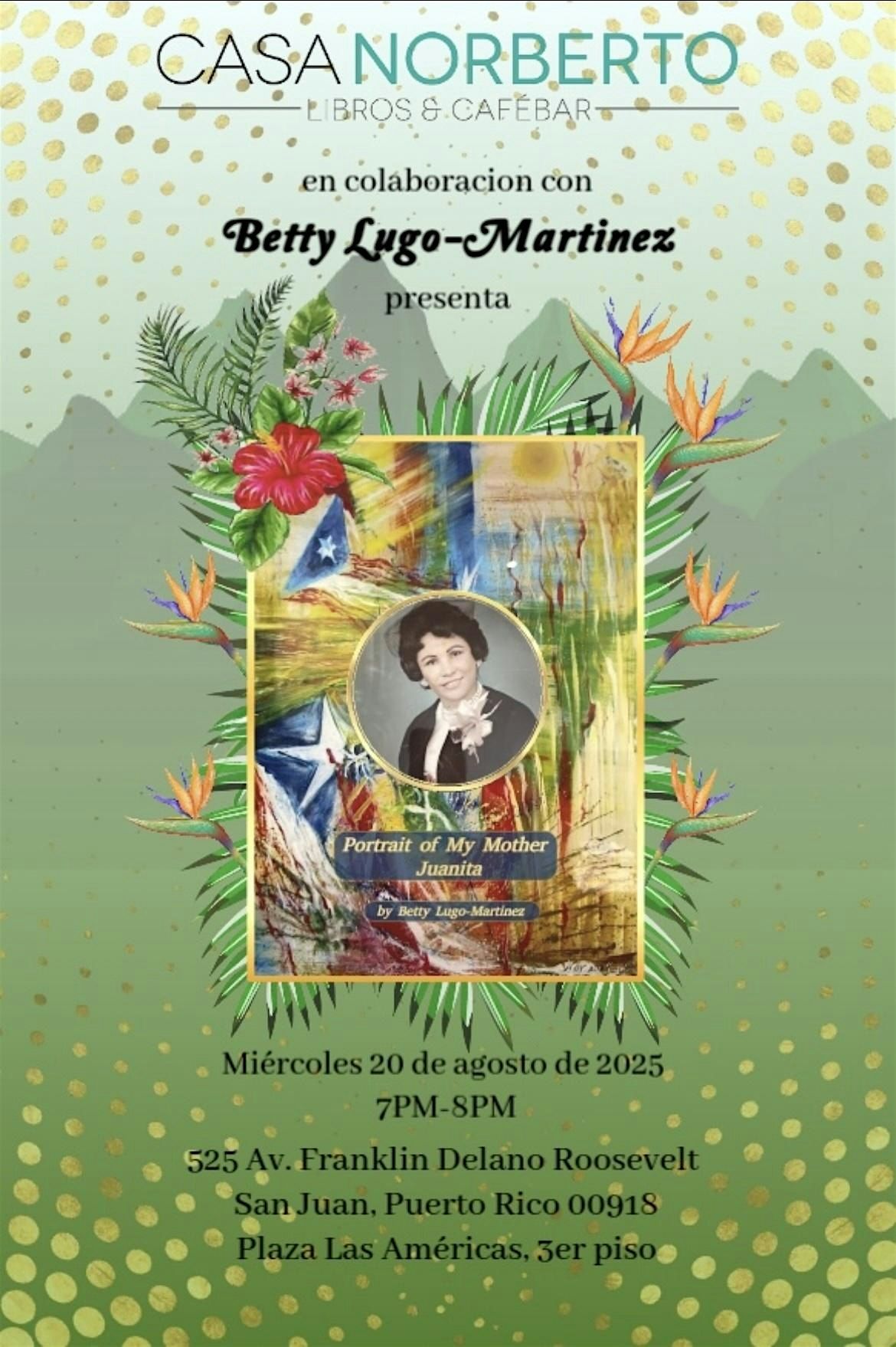 Portrait of My Mother Juanita - Book Talk & Signing