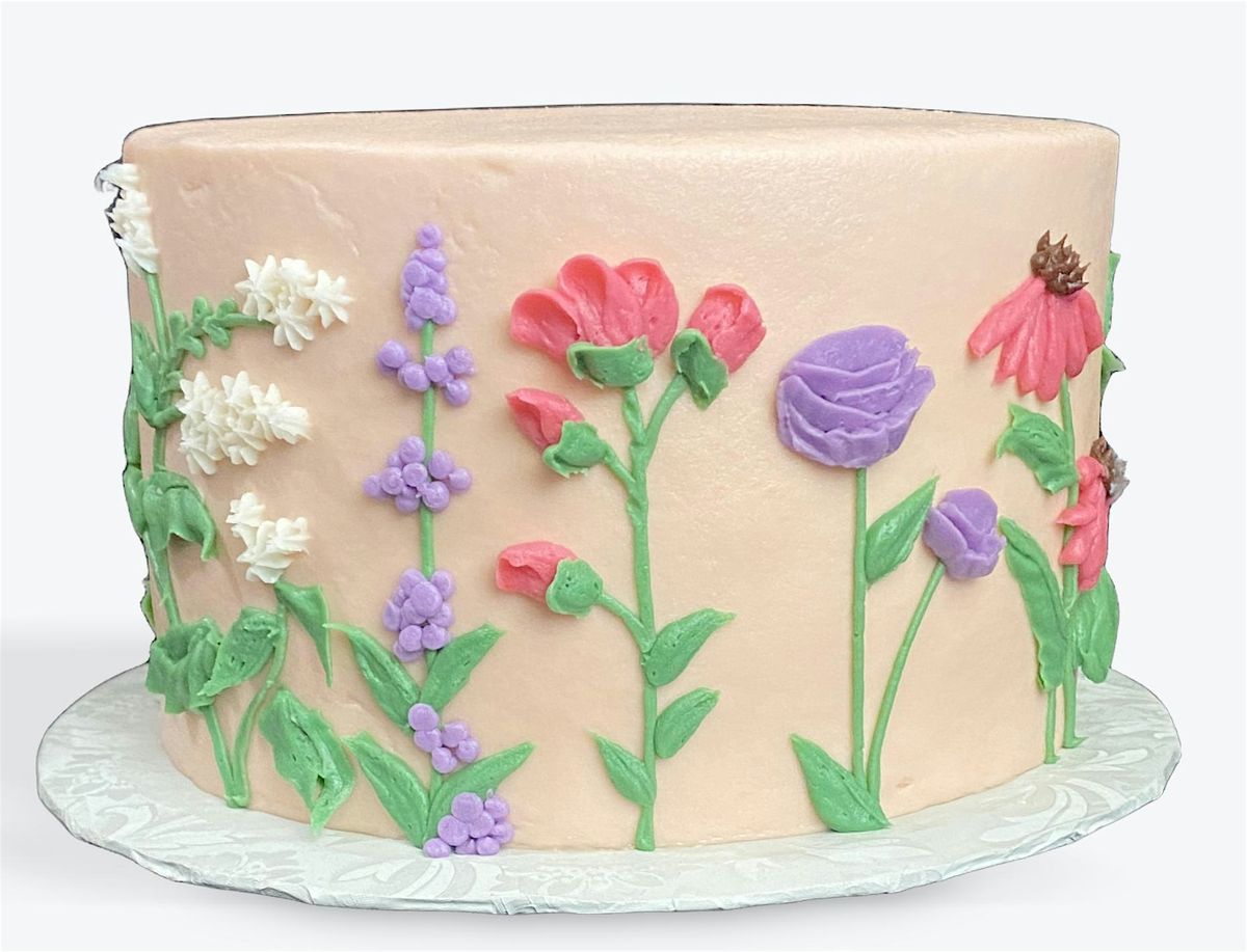 Wildflower Buttercream Cake Decorating