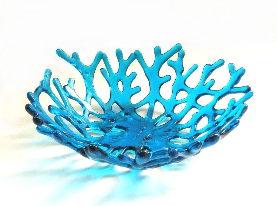 Glass Fusion - Coral Bowls
