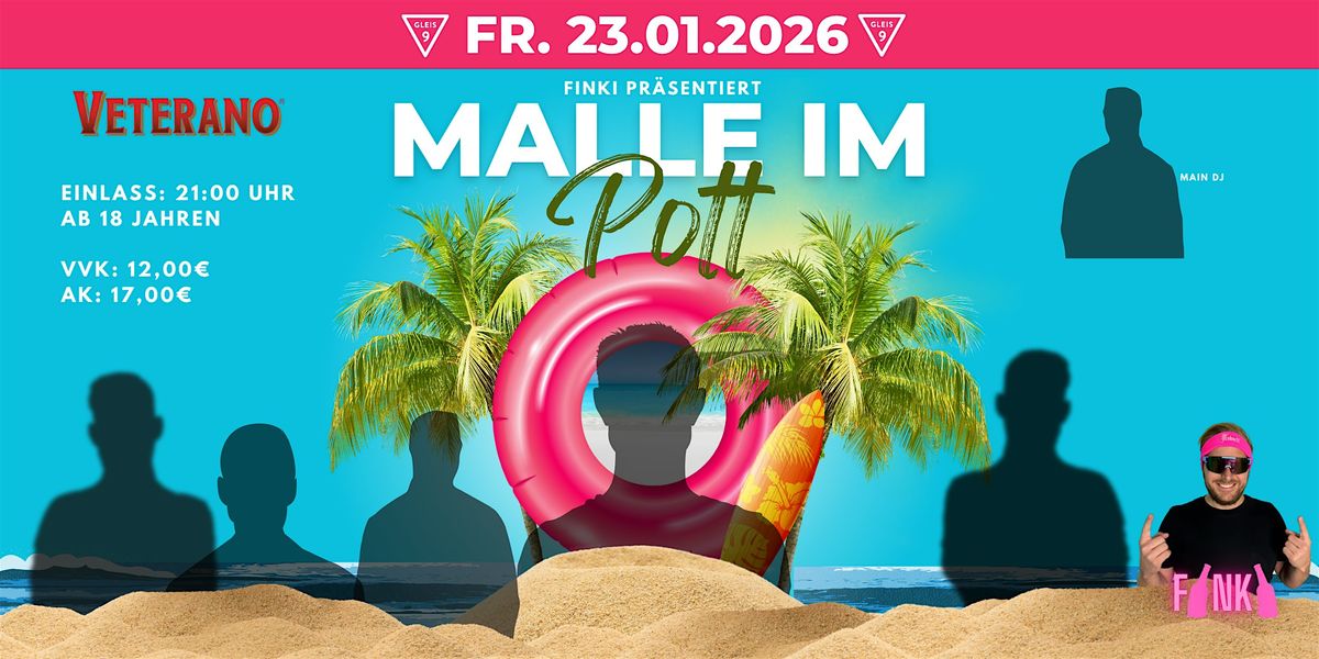 MALLE IM POTT | GLEIS 9 BOCHUM | FR. 23.01.2026