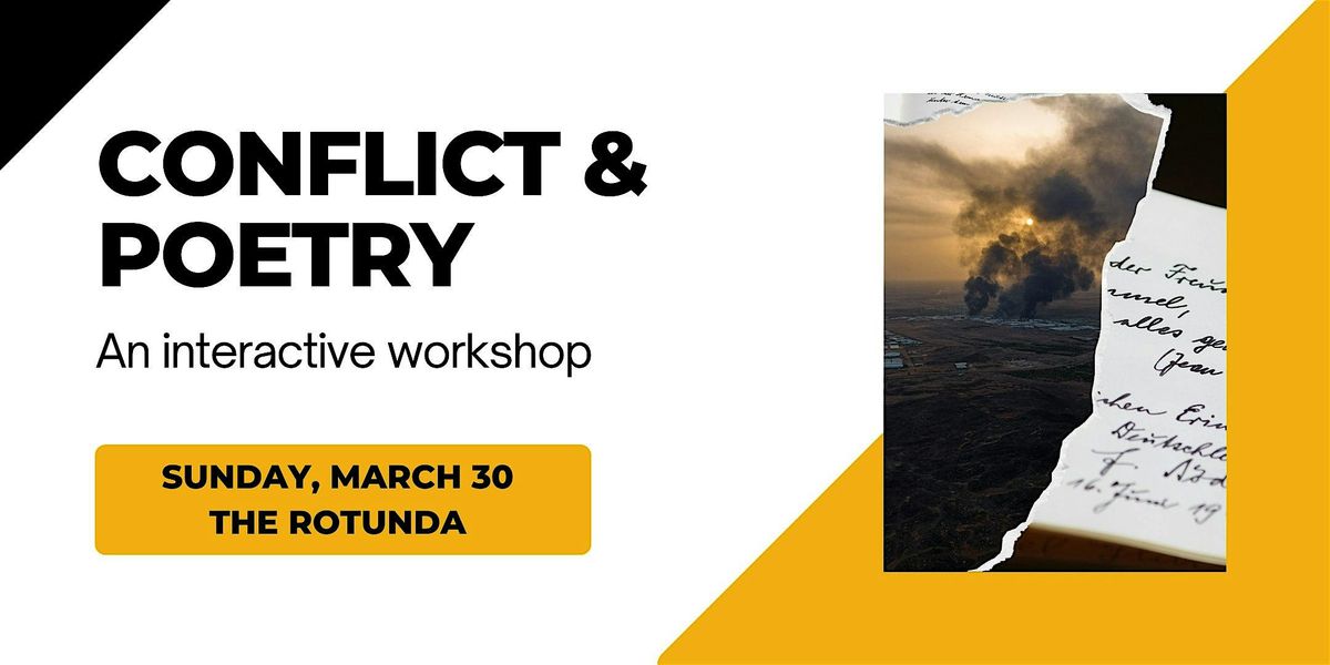 Conflict and Poetry: An Interactive Workshop