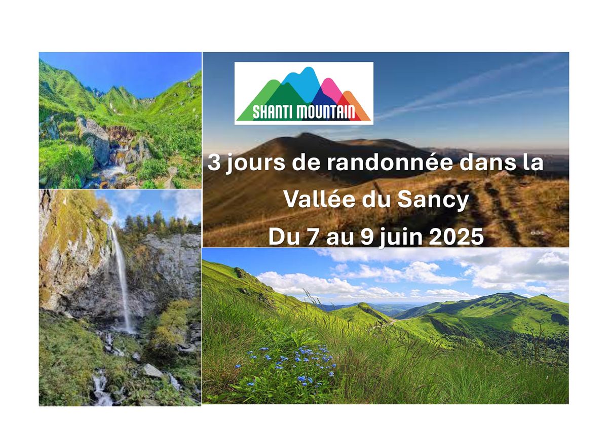 3 jours de randonn\u00e9e dans la Vall\u00e9e du Sancy - Week end de la Pentec\u00f4te