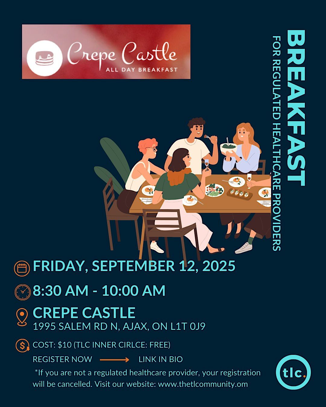 TLC for Therapists & Healthcare Professionals: Breakfast