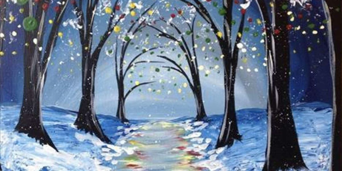 Holiday Woodlands - Paint and Sip by Classpop!\u2122