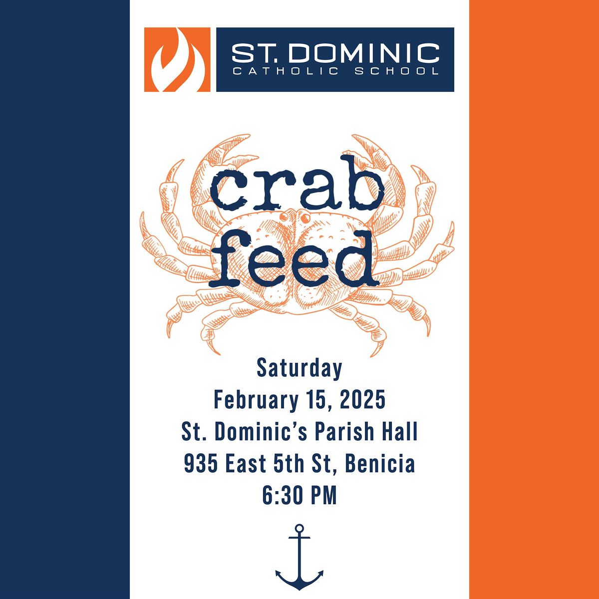 2025 St. Dominic School Crab Feed