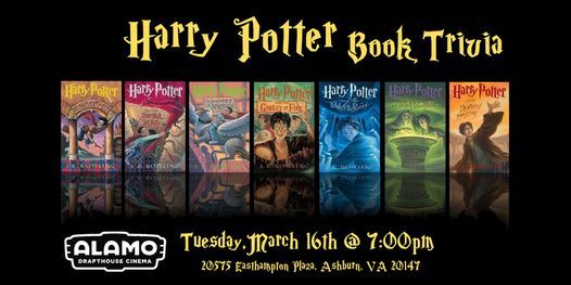 Harry Potter( Books) Trivia at Alamo Drafthouse Loudoun