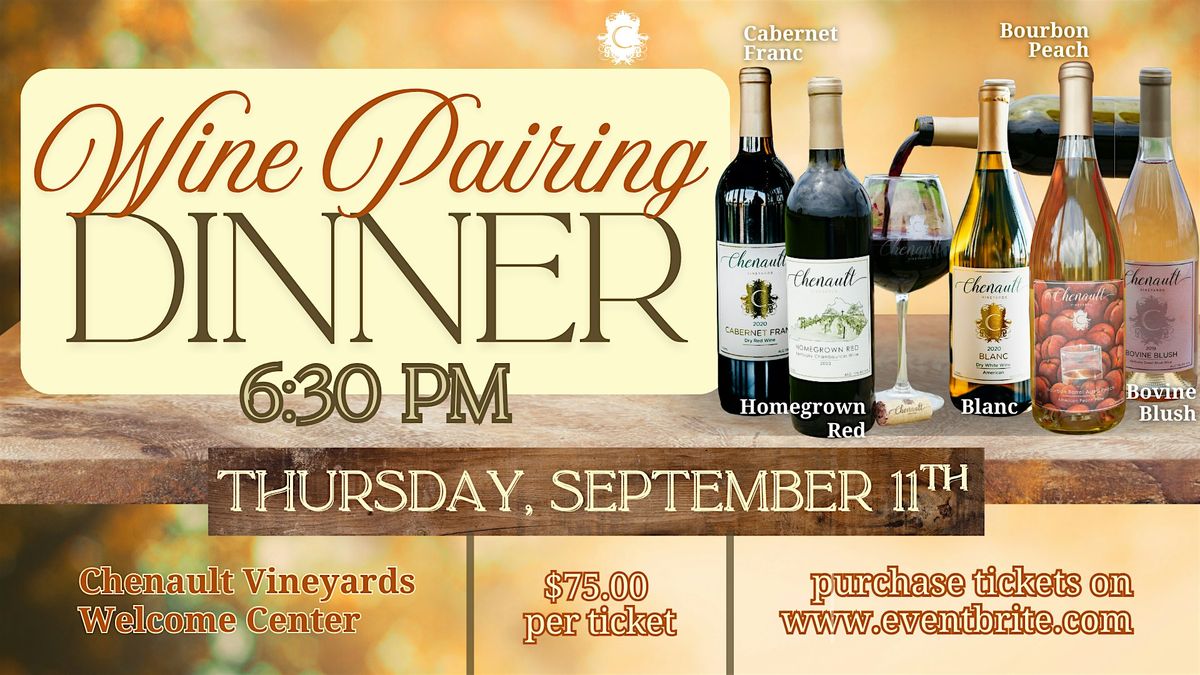 Fall Wine Pairing Dinner