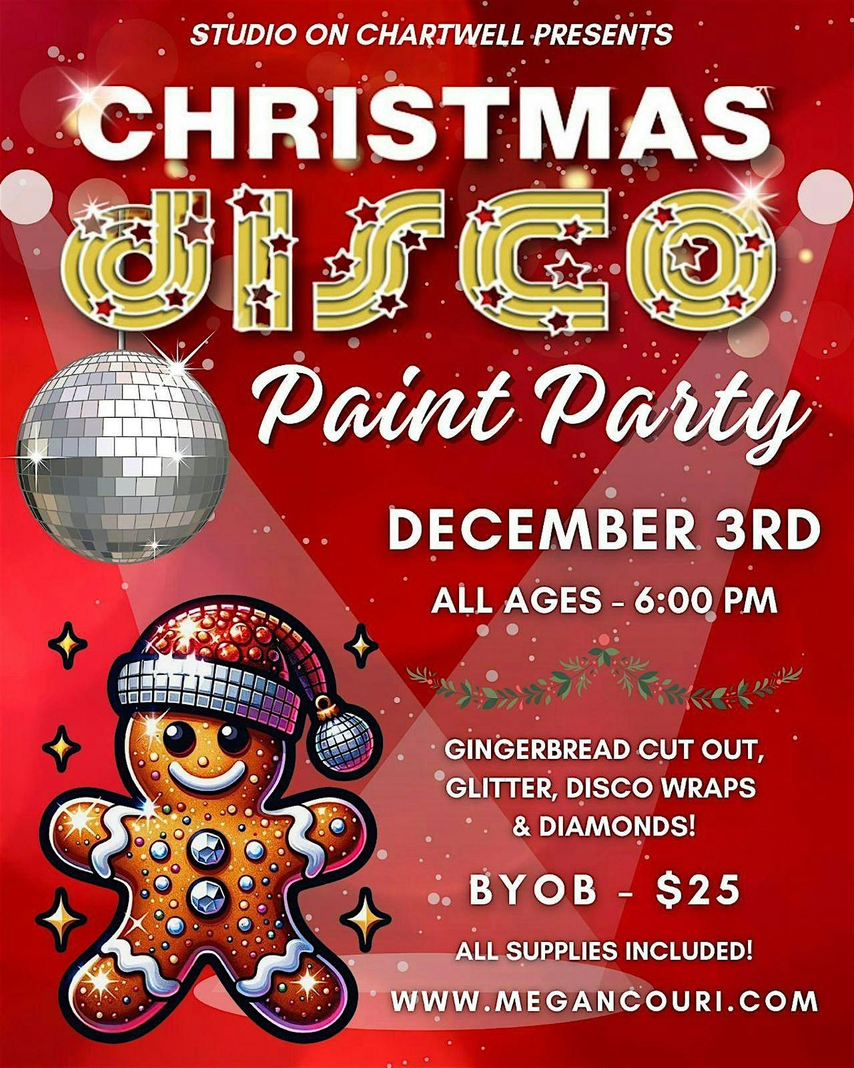 Disco Christmas Craft Class