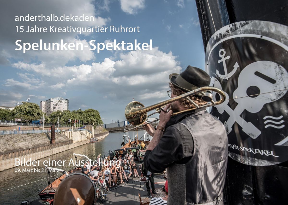 Fotoausstellung zur Folk- und Weltmusikreihe \u201eSpelunken-Spektakel\u201c in Ruhrort