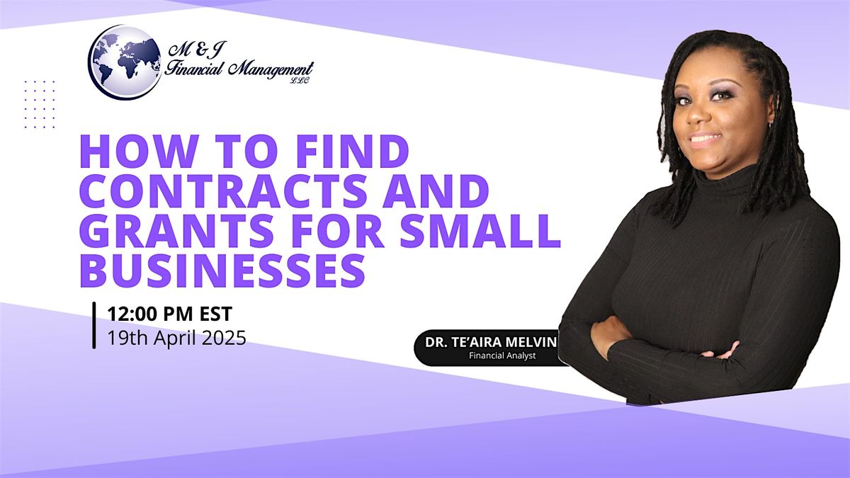 How to find Contracts and Grants for Small Businesses